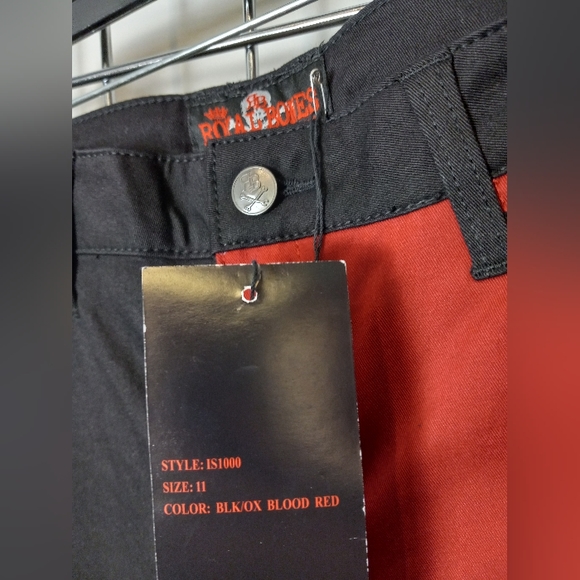 Red&Black split-personality mall-goth skinnies! - Picture 4 of 5